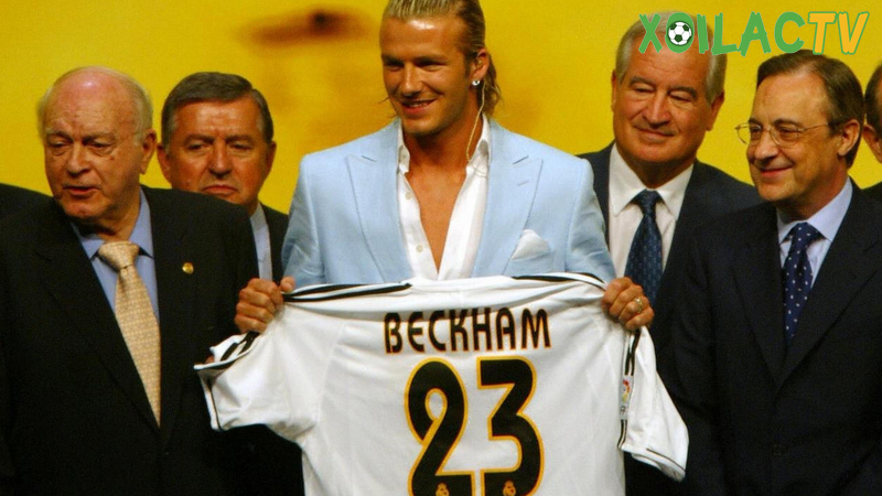 David Beckham đã mang áo 23 ở Real Madrid và LA Galaxy